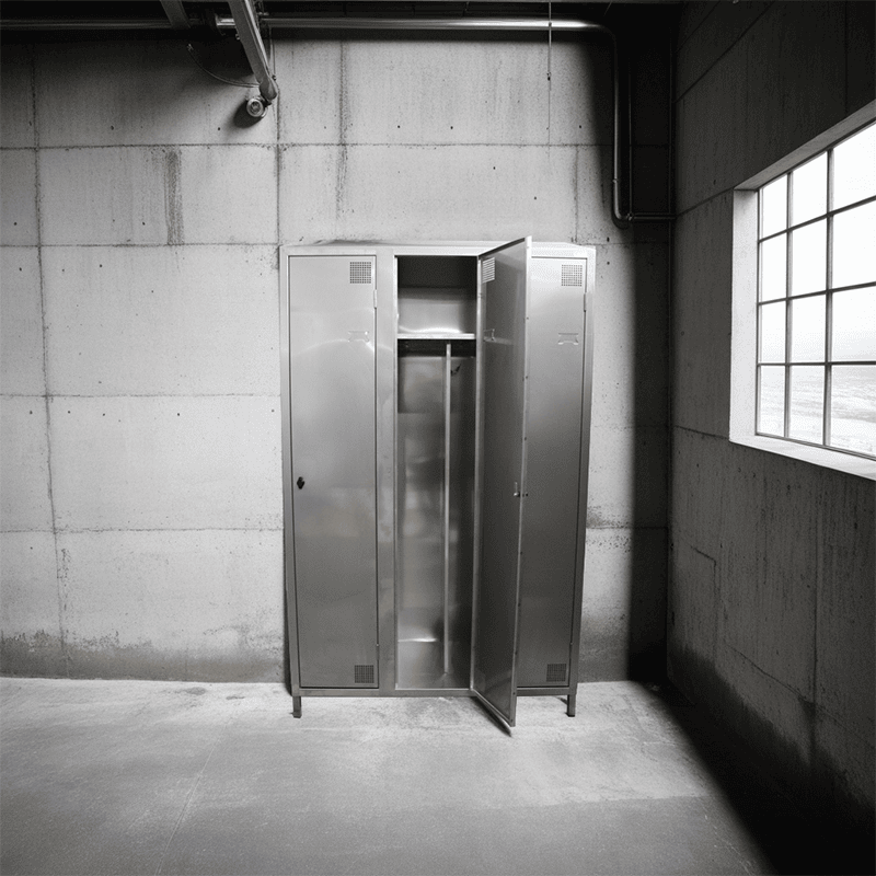 Stainless steel locker