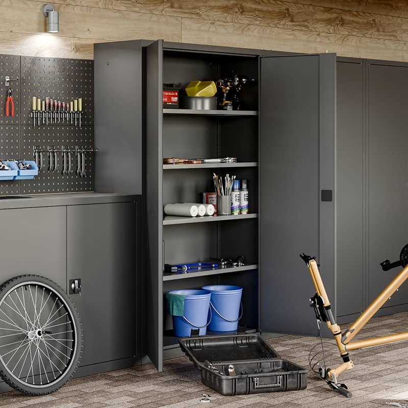 Workshop storage cabinet