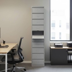 Armoire métallique à clapets