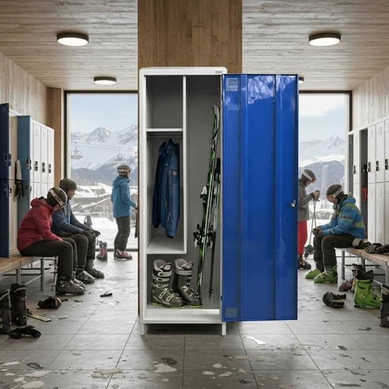 armoire de rangement a ski
