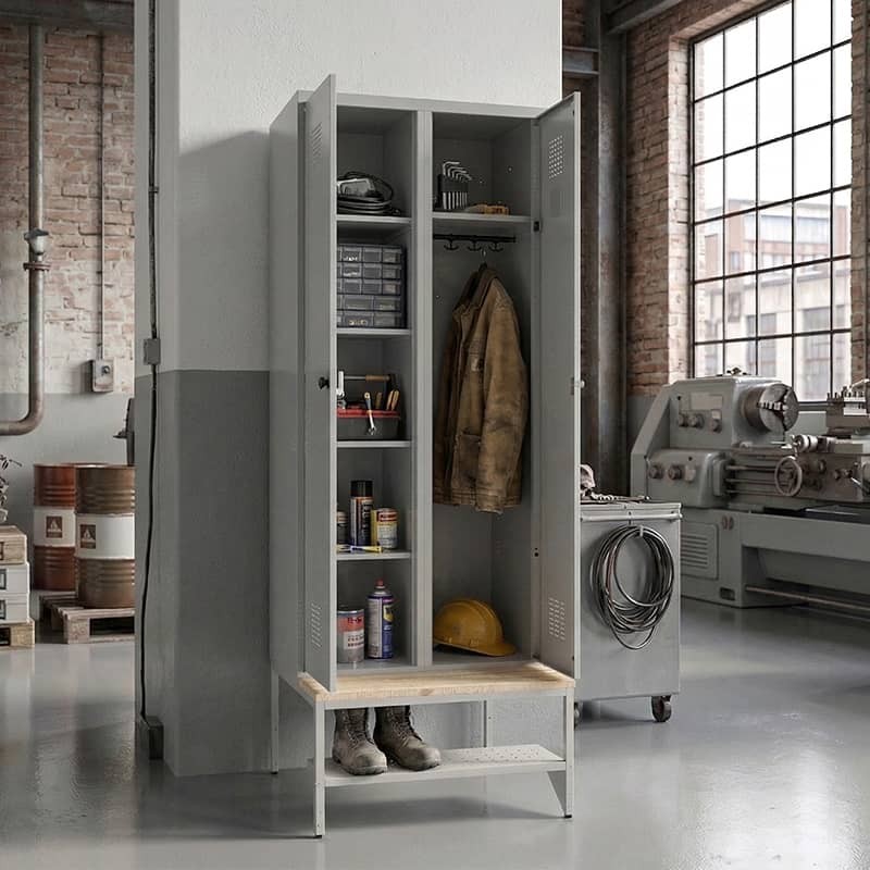 Wardrobe closet swing door