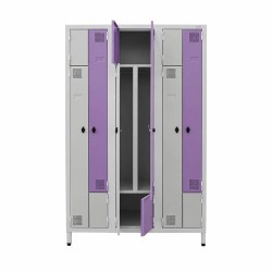 Portes RAL 7035 + RAL 4005 — Corps RAL 7035