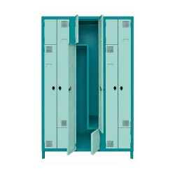 Corps : RAL 5018 — Portes : RAL 6027